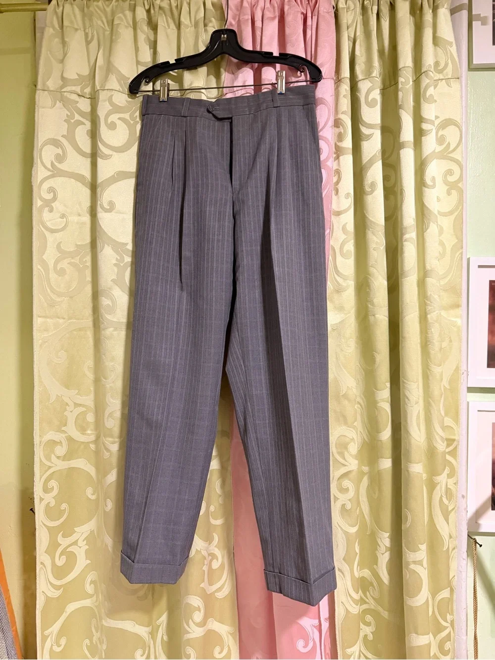 Barneys New York Gray Pinstripe Three-Piece Suit